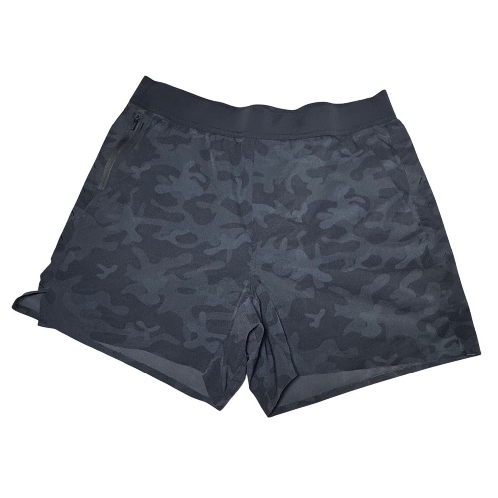 Ten Thousand Interval Short Mens Medium Black Camo Unlined Athletic Training Gym